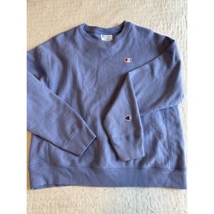 Champion Reverse Weave Blank‎ Crewneck Sweatshirt Light Purple Size Large